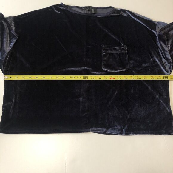 Tahari Women’s Sleepwear Pajama Set ￼Velour Plum Shimmer Size Small - Picture 5 of 16